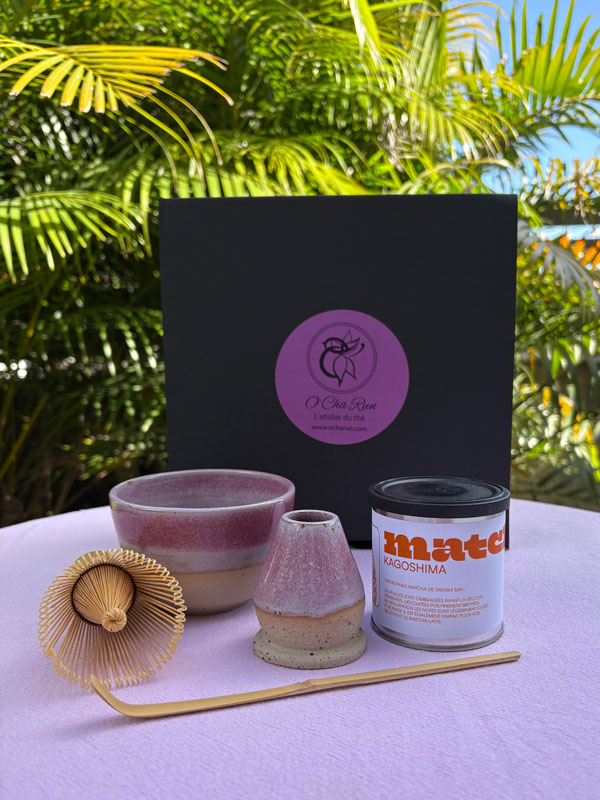 Un ensemble complet de thé Matcha d'une valeur de 135€ à gagner pour les 5 ans d'O'Cha Run