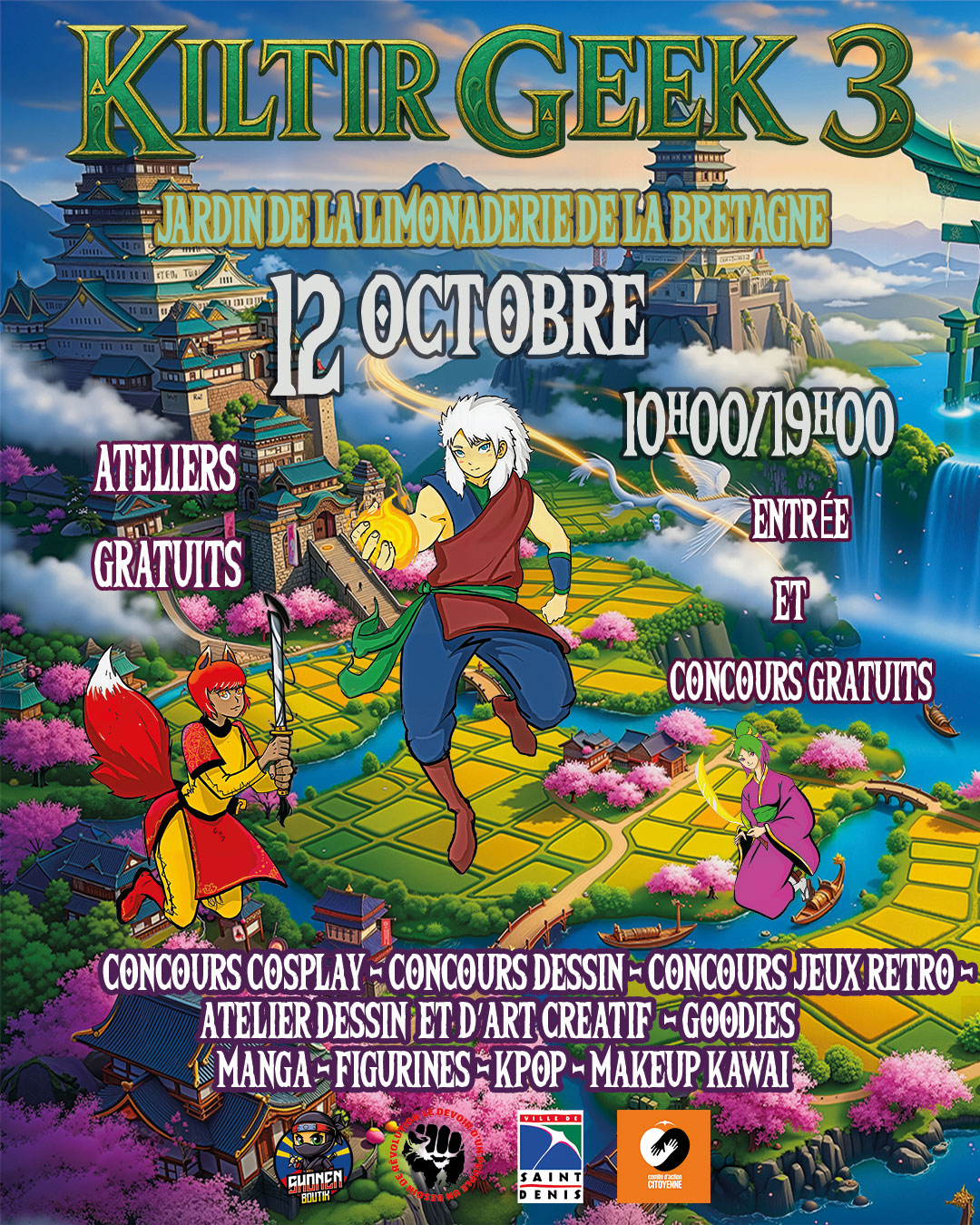 2e édition De Kiltir Geek le dimanche 12 octobre à la Bretagne