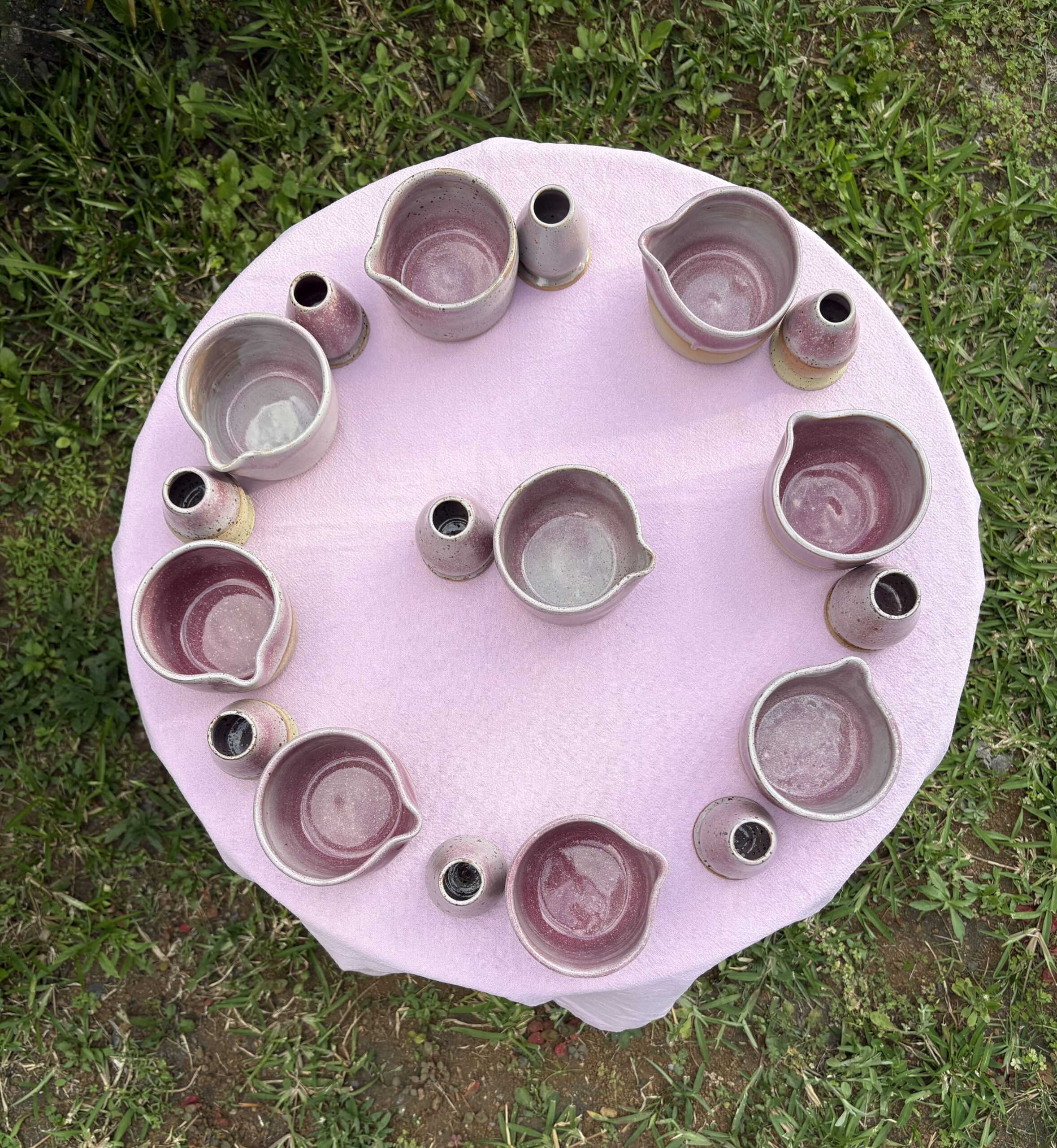 Set Matcha "chawan à bec et Naoshi" 9 pièces uniques