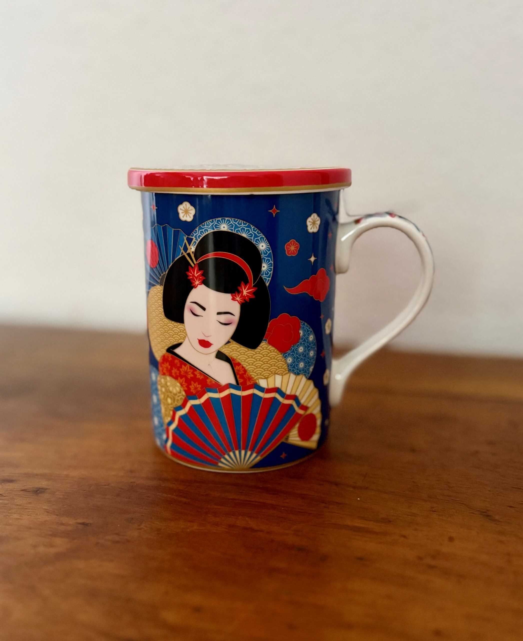 Tisanière avec filtre, en porcelaine Toky