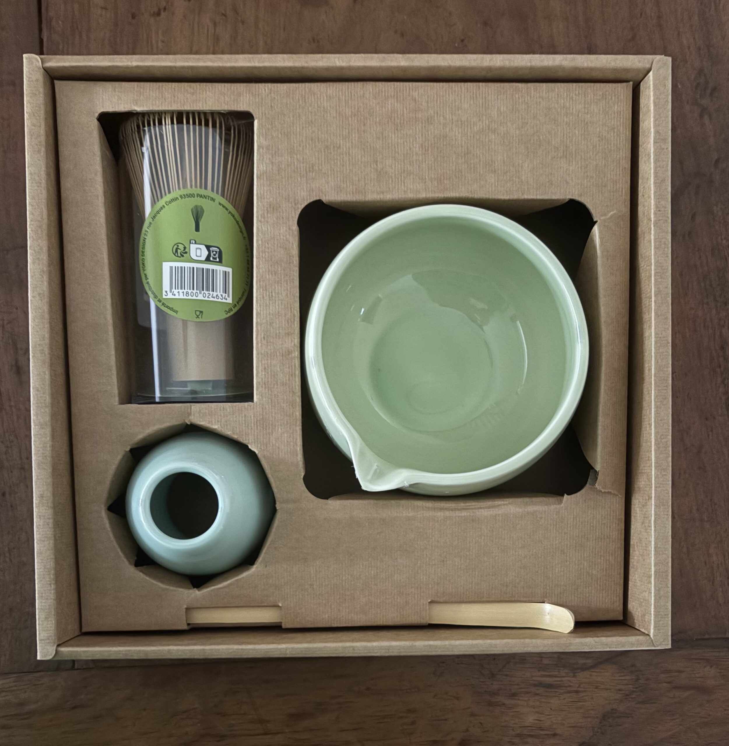 Set à matcha vert 4 pieces