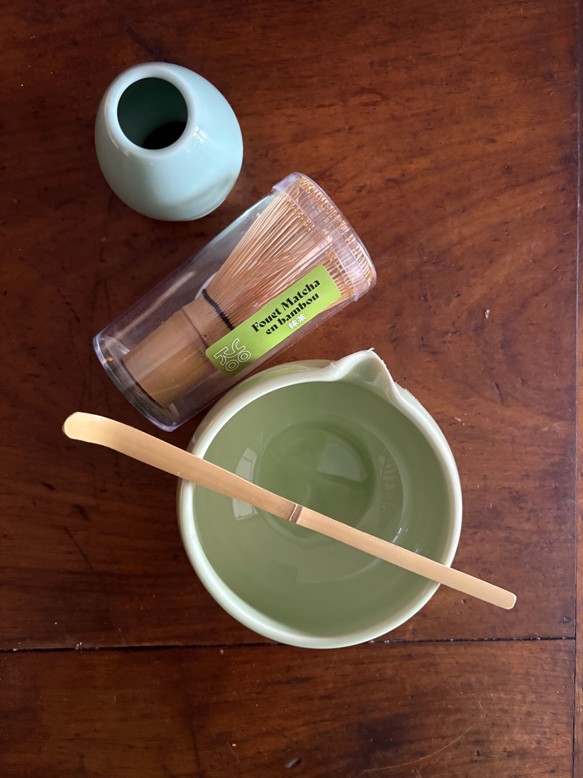 Set à matcha vert 4 pièces